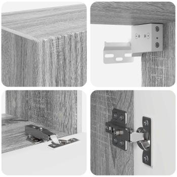 Graues Sonoma 60 x 31 x 29,5 cm