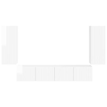 Hochglanz Weiß 78,5 x 30 x 29,5 cm