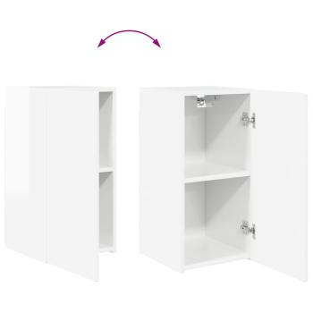 4 pcs Hochglanz Weiß