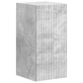 TV-Schrankset Wandmontiert 3 pcs Beton Grau Holzwerkstoff