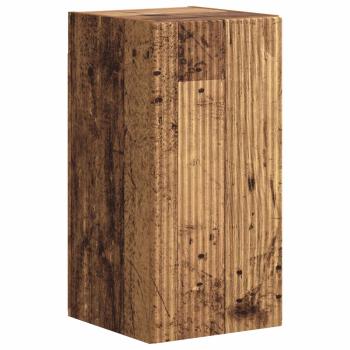 TV-Schrankset Wandmontiert 3 pcs Altholz Holzwerkstoff