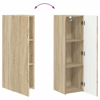 TV-Schrankset Wandmontiert 4 pcs Sonoma-Eiche Holzwerkstoff