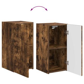 TV-Schrankset 4 pcs Geräucherte Eiche Holzwerkstoff