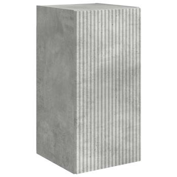 TV-Schrankset Wandmontiert 6 pcs Beton Grau Holzwerkstoff