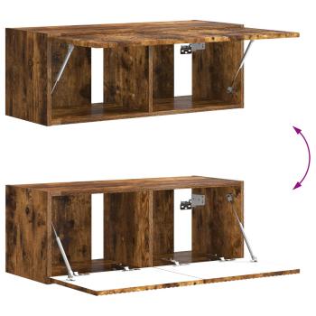 TV-Schrankset 6 pcs Geräucherte Eiche Holzwerkstoff