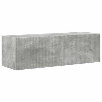 TV-Schrankset 4 Stk. Beton Grau Holzwerkstoff