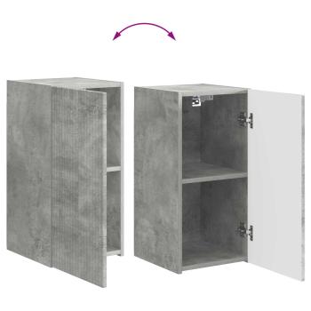 3 pcs Beton Grau