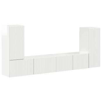 ARDEBO.de - 4 pcs Hochglanz Weiß