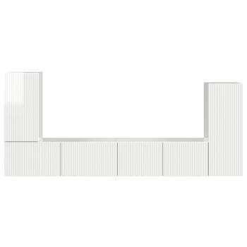 4 pcs Hochglanz Weiß