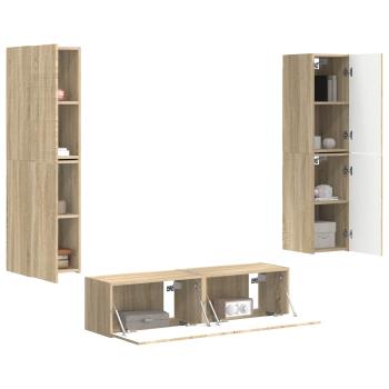 ARDEBO.de - 3 pcs Sonoma-Eiche