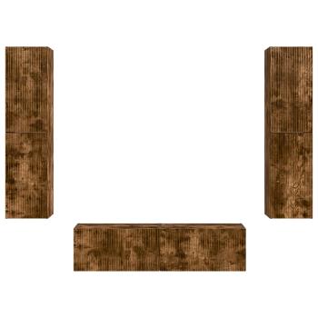ARDEBO.de - 3 pcs Geräucherte Eiche