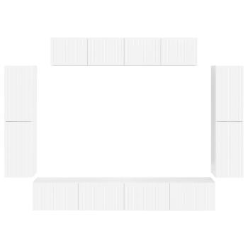 4 pcs Hochglanz Weiß