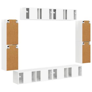 4 pcs Hochglanz Weiß