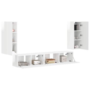 3 pcs Hochglanz Weiß