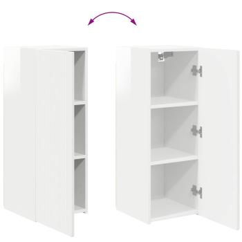 3 pcs Hochglanz Weiß