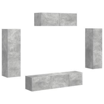 3 pcs Beton Grau