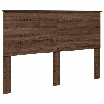 Bettrahmen Braun Eichen-Optik 150 x 200 cm Ingenieurs Holz