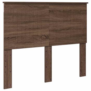 Bettrahmen Braun Eichen-Optik 135 x 190 cm Ingenieurs Holz