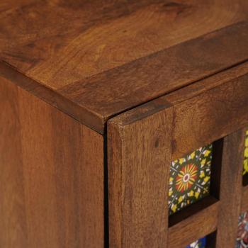 Badezimmer Hängeschrank mit Speicher Walnuss 38 x 33,5 x 48 cm