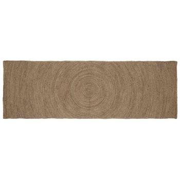 ARDEBO.de - Teppich Grau 60 x 300 cm Jute