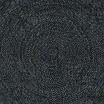 Teppich Dunkelgrau 60 x 400 cm Jute