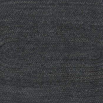 Teppich Natürlich und Schwarz 300 x 300 cm Jute