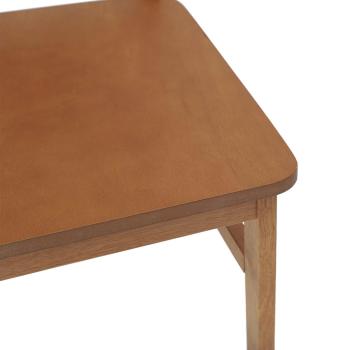 Esszimmerstuhl 2 pcs Natur Massives Gummiholz