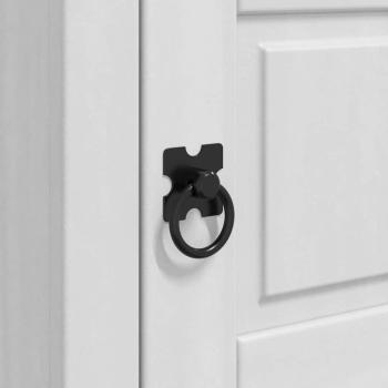 Nachttisch Weiß 45 x 35 x 64 cm Massives Kiefernholz