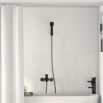 ARDEBO.de - Duschkopf Set Schwarz G 1 / 2 Zoll