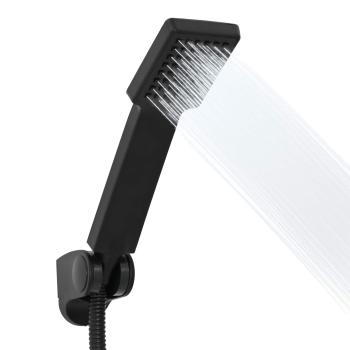 Duschkopf Set Schwarz G 1 / 2 Zoll