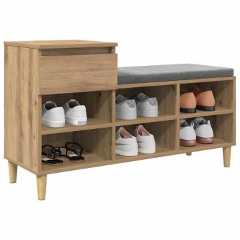 Schuhschrank Artisan-Eiche 102 x 36 x 60 cm Holzwerkstoff
