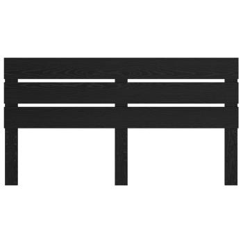 ARDEBO.de - Kopfteil mit Kopfteil Schwarz Eichen-Optik 180 cm Holzwerkstoff