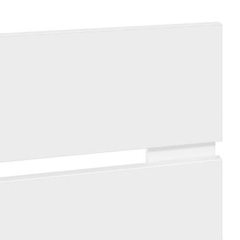 Kopfteil mit Kopfteil Weiß 150 cm Holzwerkstoff