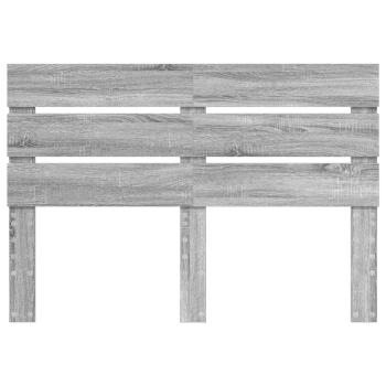 Kopfteil mit Kopfteil Graues Sonoma 150 cm Holzwerkstoff