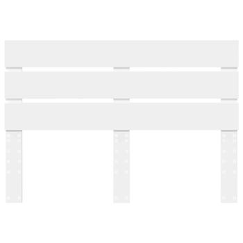 Kopfteil mit Kopfteil Weiß 140 cm Holzwerkstoff