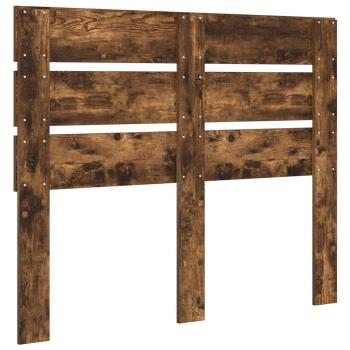 Kopfteil mit Kopfteil Geräucherte Eiche 135 cm Holzwerkstoff