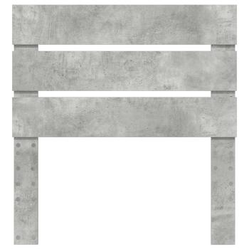 Kopfteil mit Kopfteil Beton Grau 100 cm Holzwerkstoff