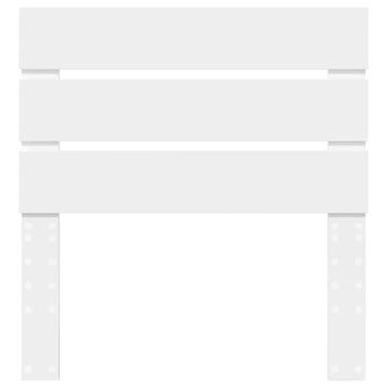 Kopfteil mit Kopfteil Weiß 90 cm Holzwerkstoff