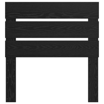 Kopfteil mit Kopfteil Schwarz Eichen-Optik 90 cm Holzwerkstoff