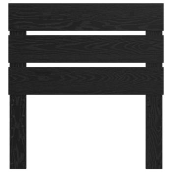 Kopfteil mit Kopfteil Schwarz Eichen-Optik 80 cm Holzwerkstoff