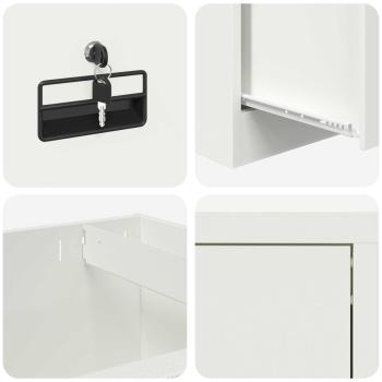 Aufbewahrungsschrank 2 pcs Anthrazit 80 x 40 x 200 cm