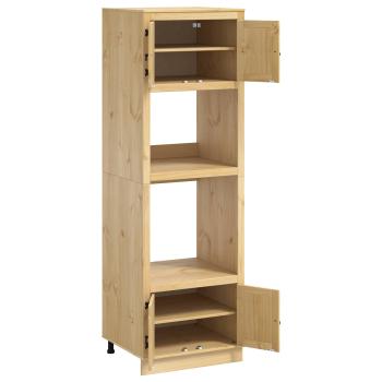 Schrank mit Regal Honig 60 x 32 x 40 cm Massives Kiefernholz