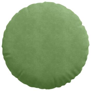 Sitzkissen 2 Stück Hellgrün Ø 60 x 21 cm Samt