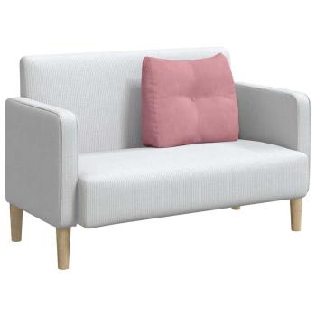 Rückenkissen Rosa 60 x 24 x 50 cm Samt