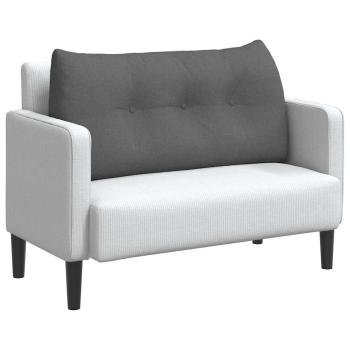 Rücken Kissen Dunkelgrau 100 x 24 x 50 cm Stoff