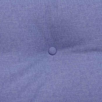 Rücken Kissen Jeans blau 100 x 24 x 50 cm Stoff