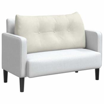 Rückenkissen Creme 100 x 24 x 50 cm Samt