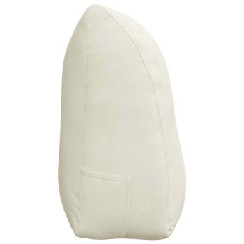 Rückenkissen Creme 100 x 24 x 50 cm Samt