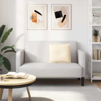 Rückenkissen Creme 50 x 45 cm Cordstoff