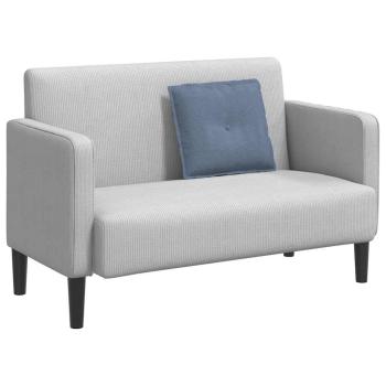 ARDEBO.de - Rückenkissen Blau 50 x 45 cm Cordstoff